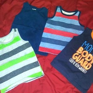 Bundle of 4 tanks - toddler boy